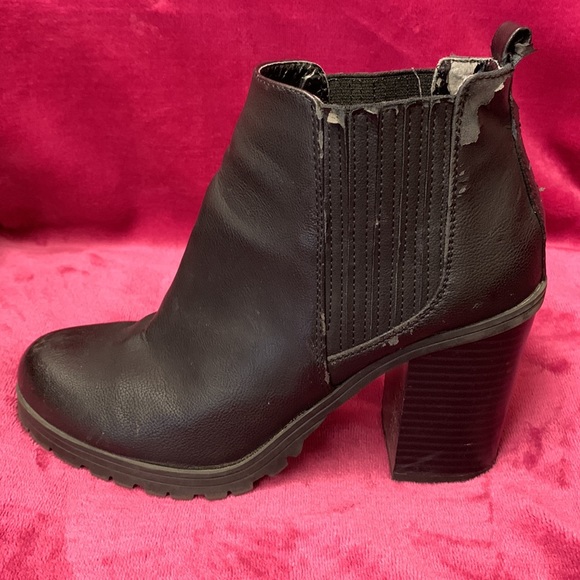 Sam & Libby Black Boots Size 7.5 - Picture 6 of 9